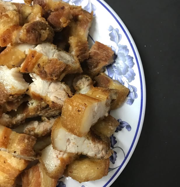 Crujiente de cerdo estilo asiático